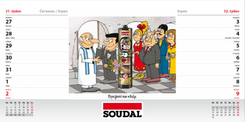 Kalendář SOUDAL 2015